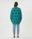 Spot Cardigan - Emerald