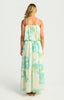 Rosabelle Dress - Green/Blue
