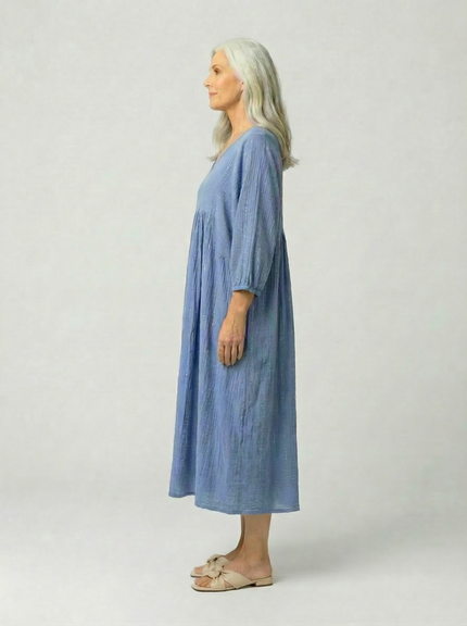 Sequin Midi Smock Dress - Azzure