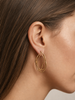 Abstract Oval Studs