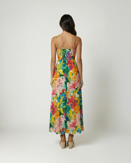 Artist Floral Maxi Sundress