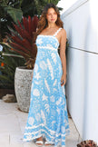 Skye Feather Maxi Dress
