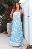 Skye Feather Maxi Dress