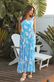 Skye Feather Tie Shoulder Sundress