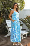 Skye Feather Tie Shoulder Sundress