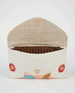 Sunshine Flower Pouch - White