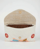Sunshine Flower Pouch - White