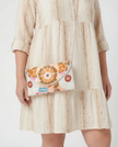 Sunshine Flower Pouch - White