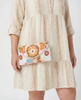Sunshine Flower Pouch - White