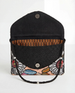 Sunshine Flower Pouch - Black