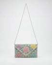 Fleur Pouch - Silver