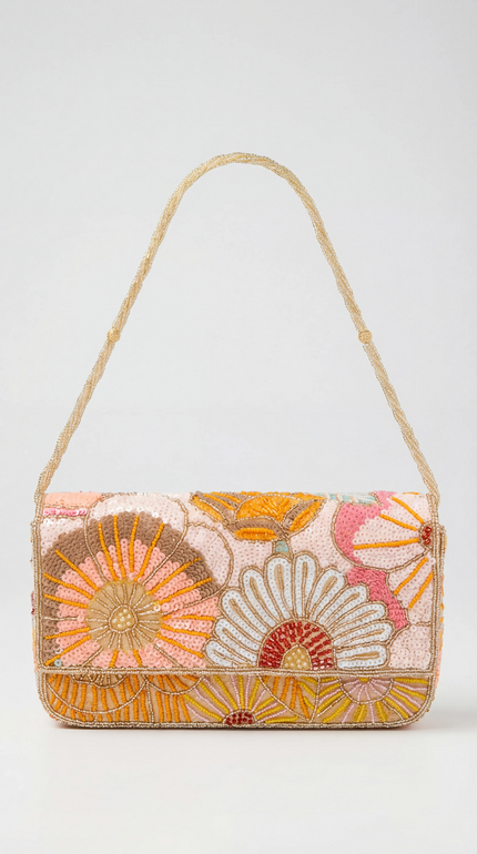 Sunshine Flower Bag - Gold