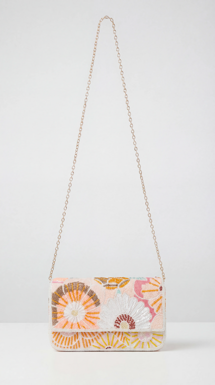 Sunshine Flower Bag - White