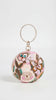 Butterfly Floral Round Clutch