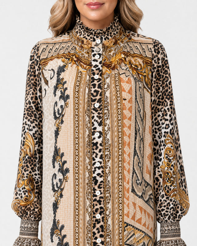 Maculato Shirt Dress