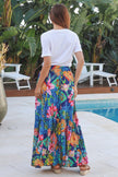 Caribbean Maxi Skirt - Blue