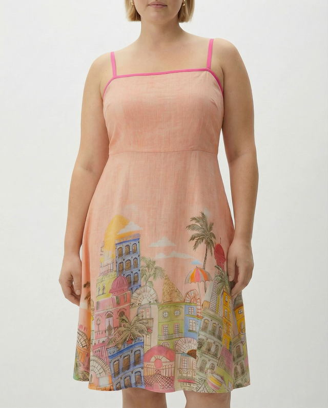 Casablanca Short Sundress