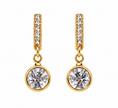 Celeste Crystal Drop Earrings