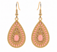 Blush Teardrop Earrings