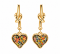 Confetti Heart Earrings