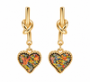 Confetti Heart Earrings