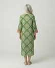 Embroidered Tunic Dress - Green