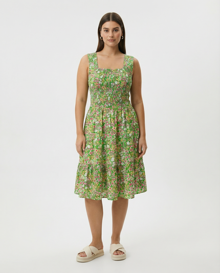 Daisy Shirred Dress