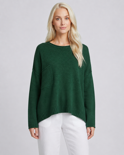 Deep Moss Knit Jumper