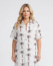 Desert Palm Shirt Dress