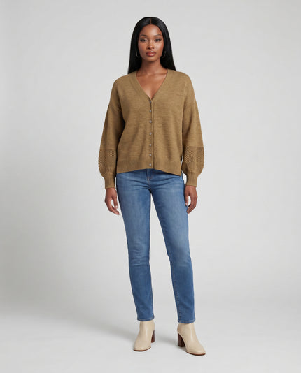 Dune Button Front Cardi