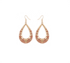 Jewelled Teardrop Hoops