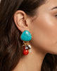 Turquoise Charm Earrings