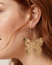 Butterfly Hoops - Gold