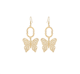 Butterfly Dangles - Gold