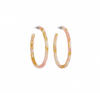 Abstract Hoop - Pink Marble