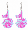 Electric Rose Earrings