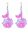Electric Rose Earrings