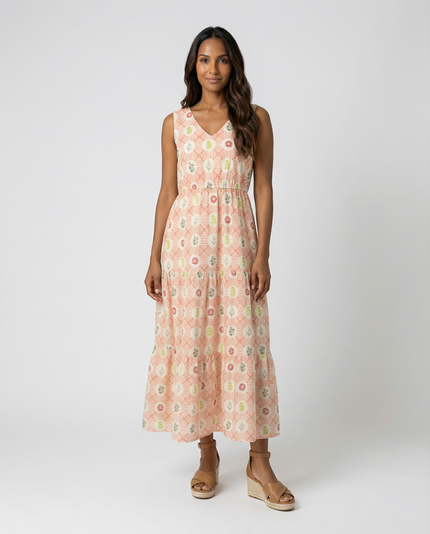 Atomic Floral Waisted Dress