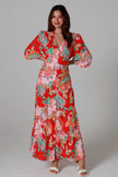 Paisley Fleur Dress with Belt