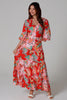Paisley Fleur Dress with Belt