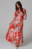 Paisley Fleur Dress with Belt