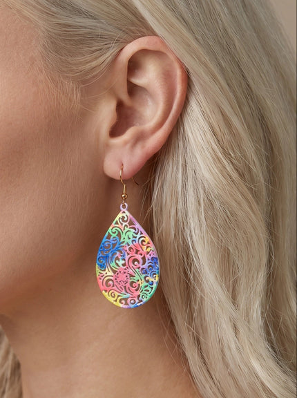 Fleur Teardrop Earrings