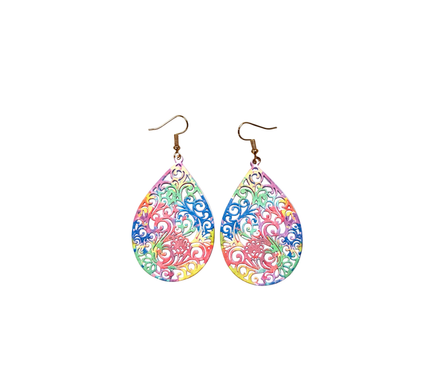 Fleur Teardrop Earrings