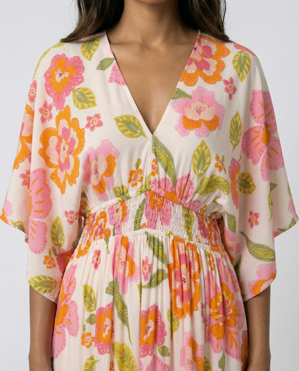 Floral Empire Maxi Dress
