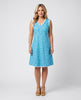 Flowercheck Aline Shift Dress
