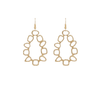 Geo Hoop Earrings - Gold