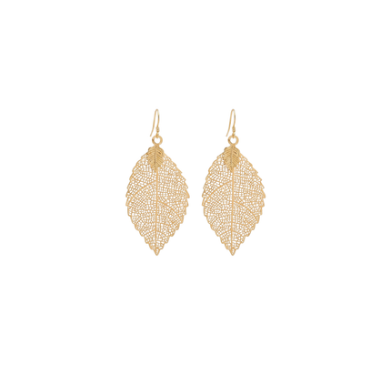 Gold Leaf Earrings