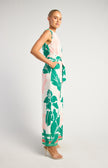 Abstract Leaf Jumpsuit
