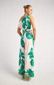 Abstract Leaf Jumpsuit