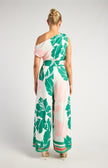 Abstract Leaf Jumpsuit